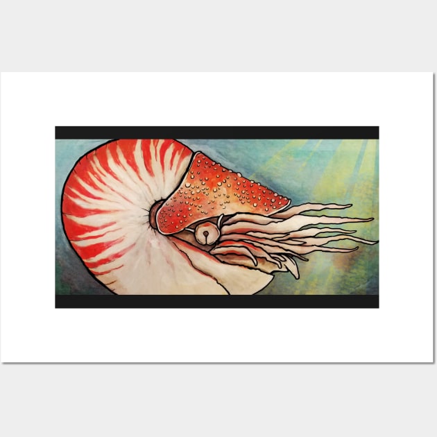 Nautilus Wall Art by mycologist